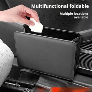 Leak-Proof Car Trash Can — Fits Door Pocket, Sealed Lid