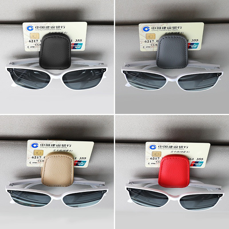 Car Sunglasses Holder — Sun Visor Clip for Glasses & Cards - Image 4