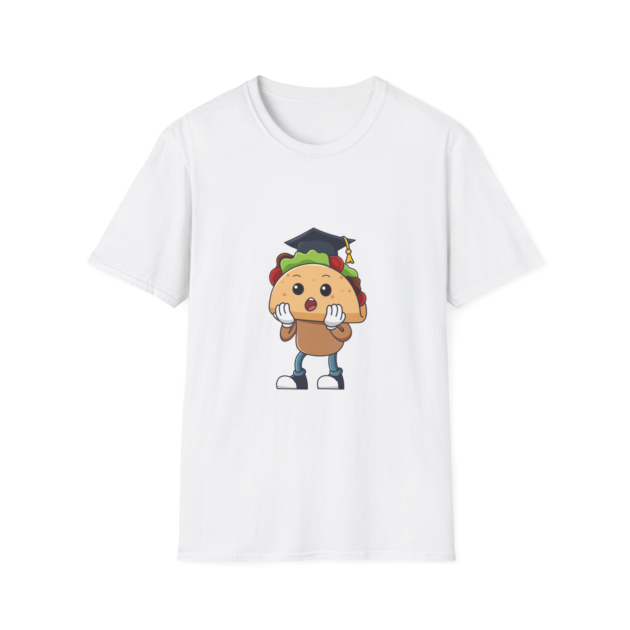 Graduation Taco T-Shirt — Cute Taco with Graduation Cap Shirt for Grad Celebrations - Image 3