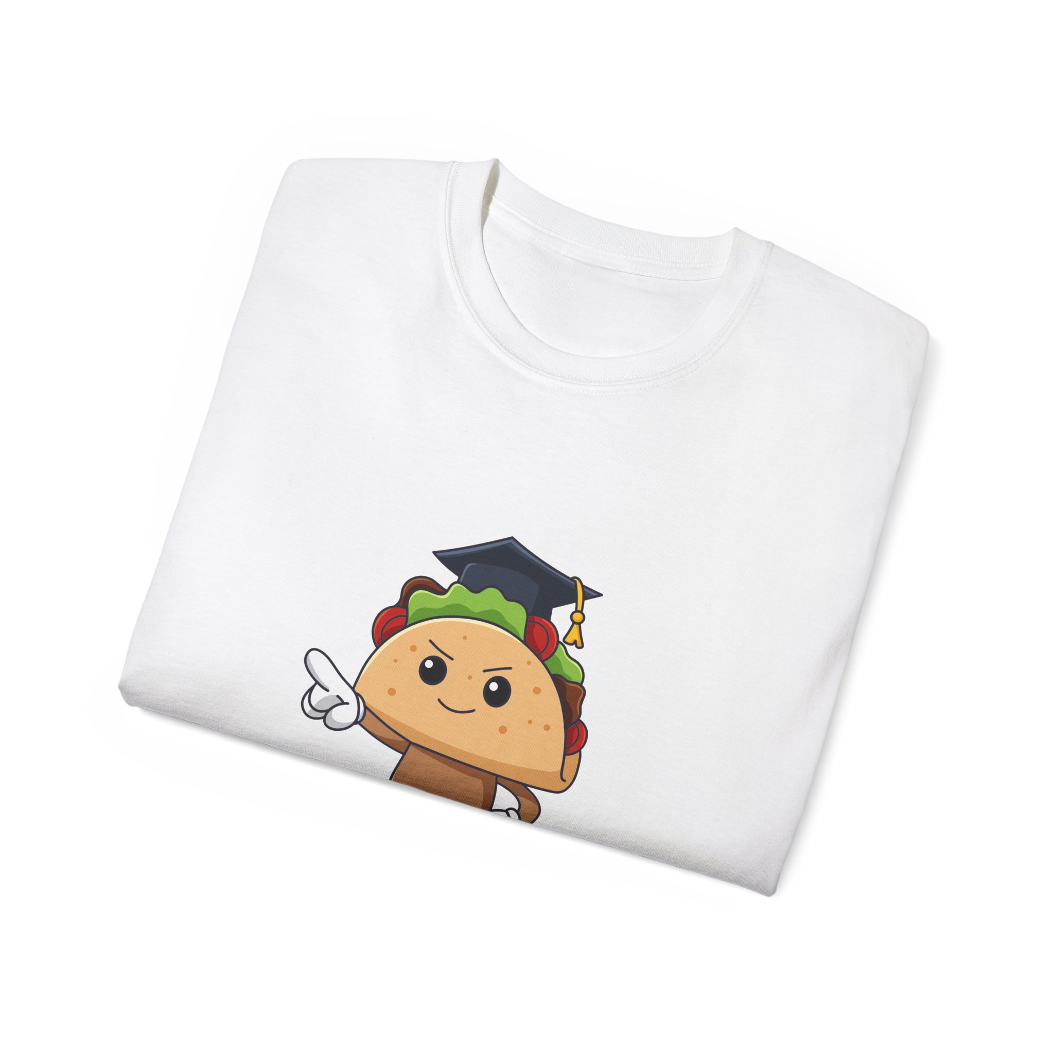 Graduation Taco T‑Shirt — Cute Grad Taco with Cap - Image 4