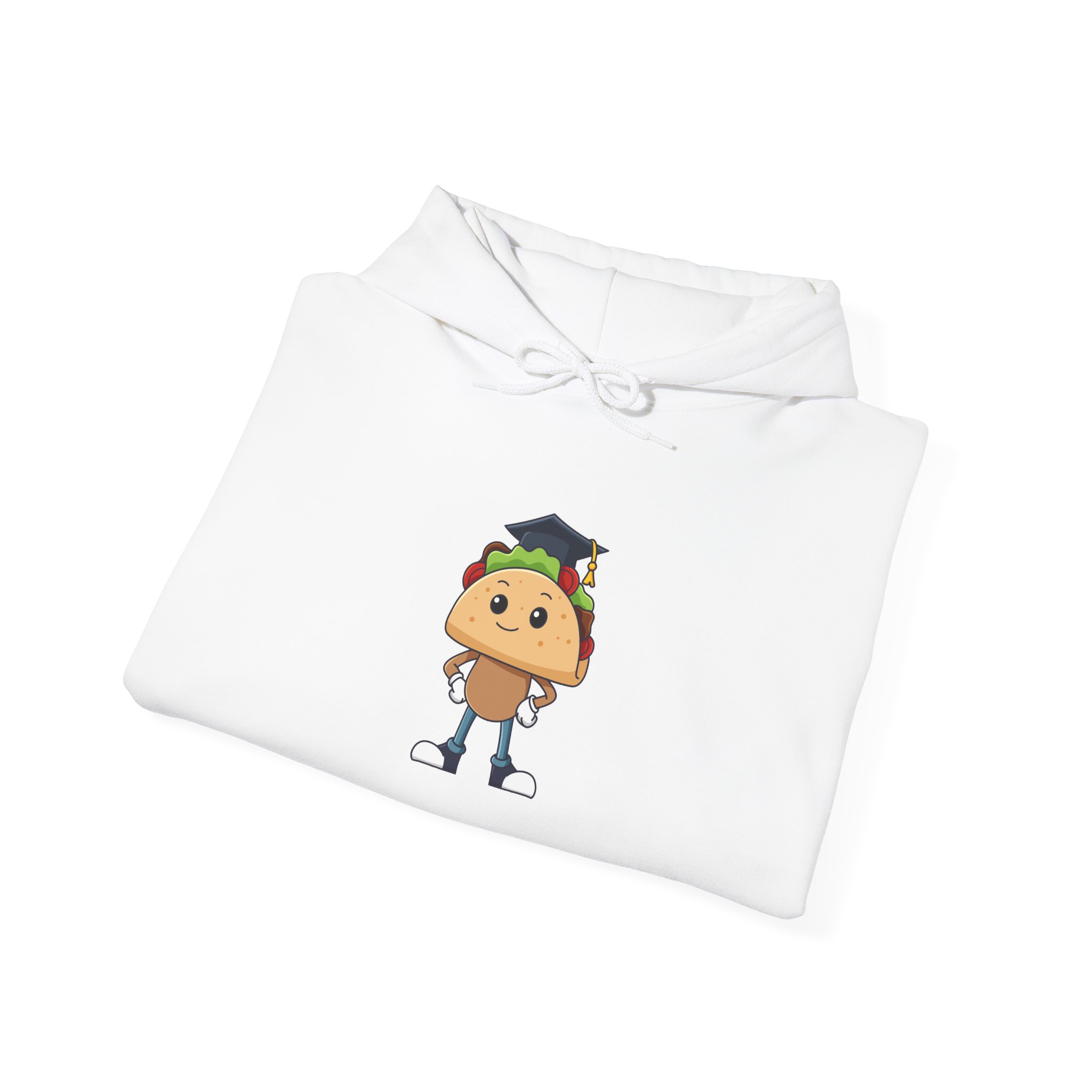 Graduation Mascot Hoodie — Cute Cap & Gown Character Sweatshirt - Image 4