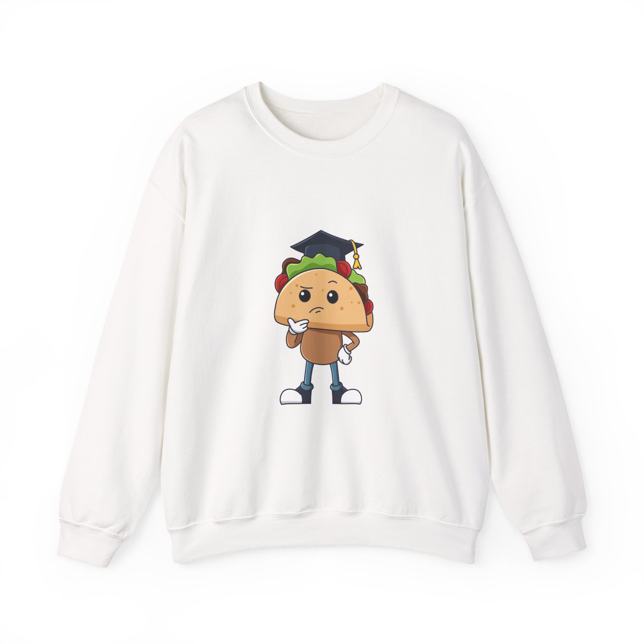Graduation Taco Crewneck Sweatshirt – Cute Grad Taco Graphic