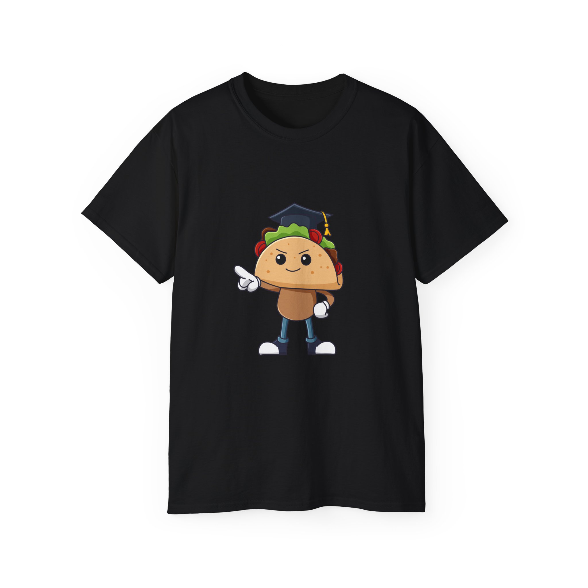 Graduation Taco T‑Shirt — Cute Grad Taco with Cap - Image 5