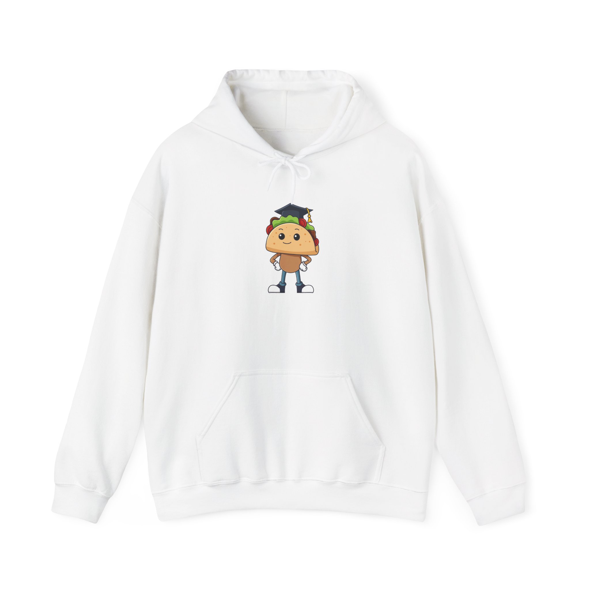 Graduation Mascot Hoodie — Cute Cap & Gown Character Sweatshirt
